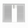 Laterale scorrevole lamelle bianco 3m pergola bioclimatica