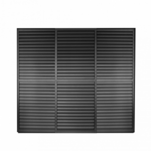 Laterale scorrevole antracite 3m lamelle pergola bioclimatica