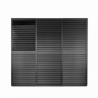 Laterale scorrevole antracite 3m lamelle pergola bioclimatica