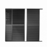 Laterale scorrevole antracite 3m lamelle pergola bioclimatica