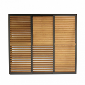 Zoom LATERALE SCORREVOLE CON LAMELLE PER LATO DA 3 M PERGOLA BIOCLIMATICA