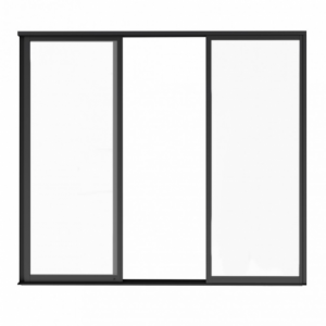 Laterale scorrevole con vetro 3 m pergola bioclimatica moderno