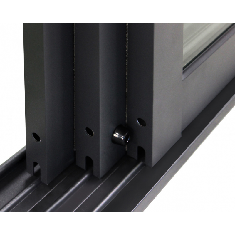 Laterale scorrevole con vetro 3 m pergola bioclimatica moderno