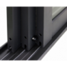 Laterale scorrevole con vetro 3 m pergola bioclimatica moderno