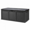 Cassapanca rattan style XXL da giardino capiente e resistente