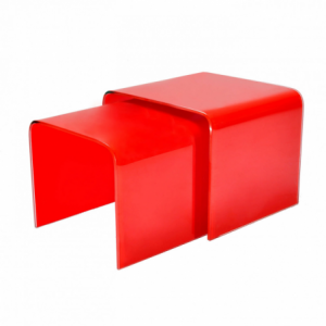 SET TAVOLINI DADA ROSSO