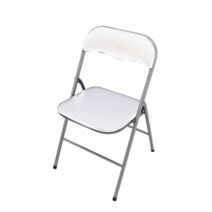 Zoom SEDIA PIEGHEVOLE SLIM BIANCA OPACA