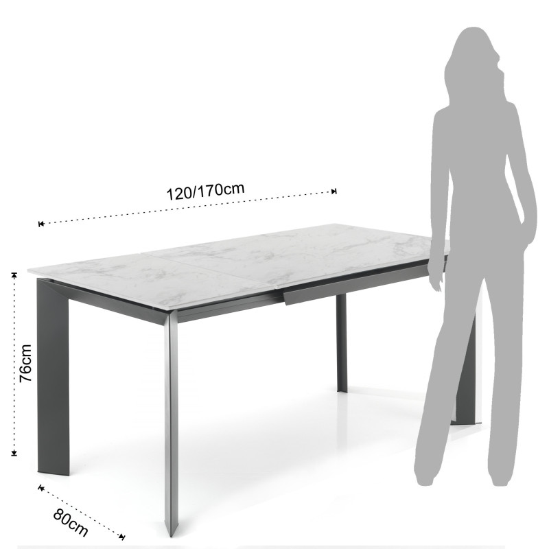 Tavolo Allungabile Blade G 127X13X87 Cm