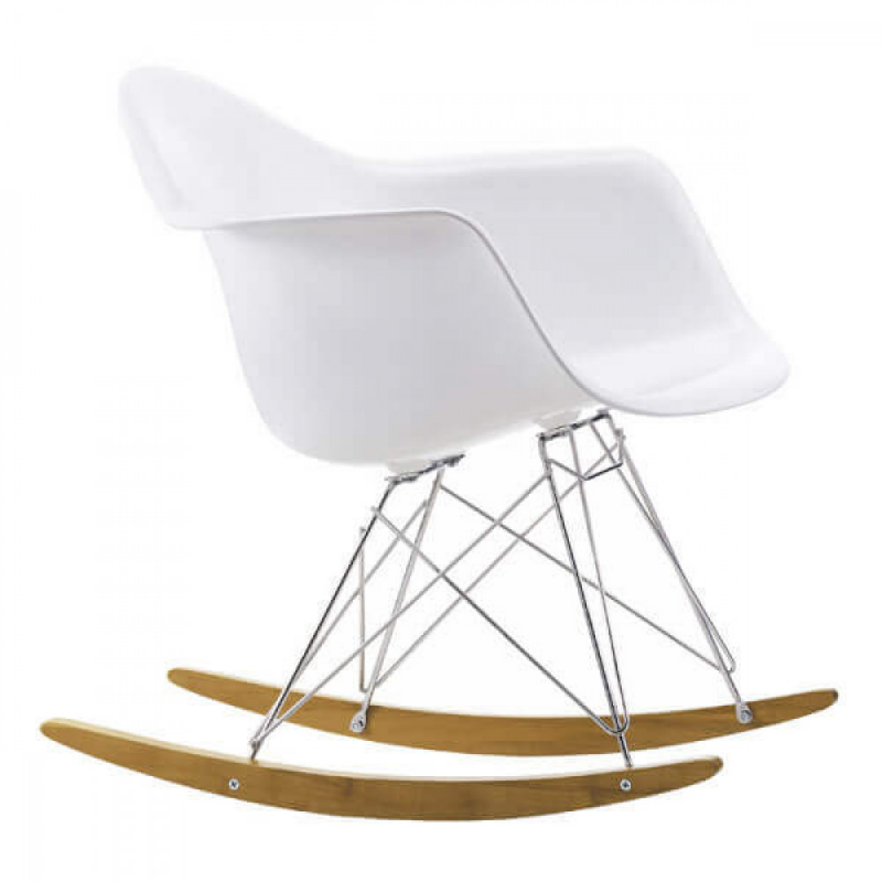 Set di 4 POLTRONE DONDOLO MORITZ BIANCA