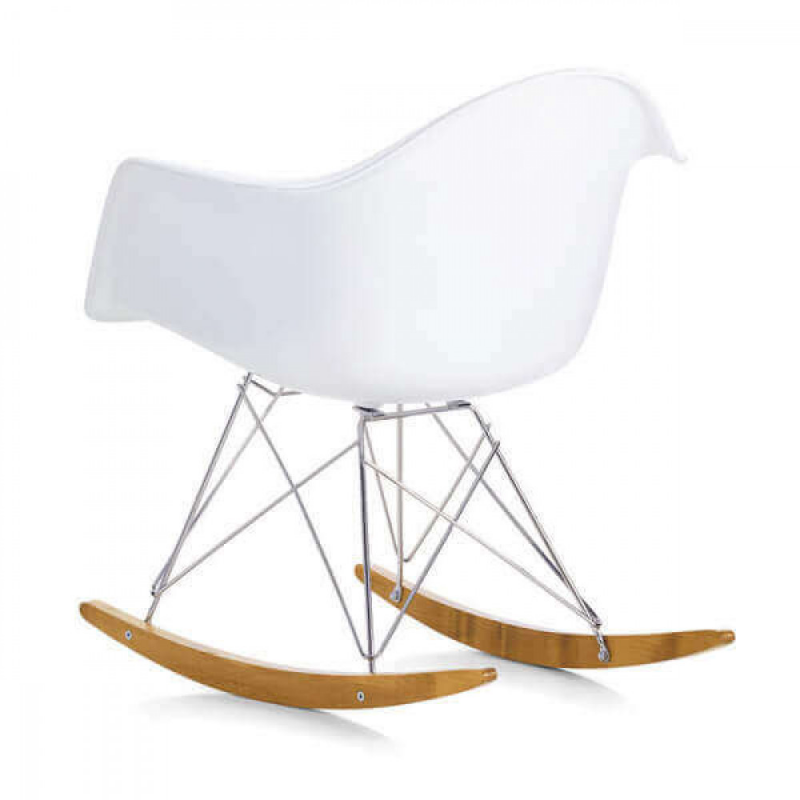 Set di 4 POLTRONE DONDOLO MORITZ BIANCA