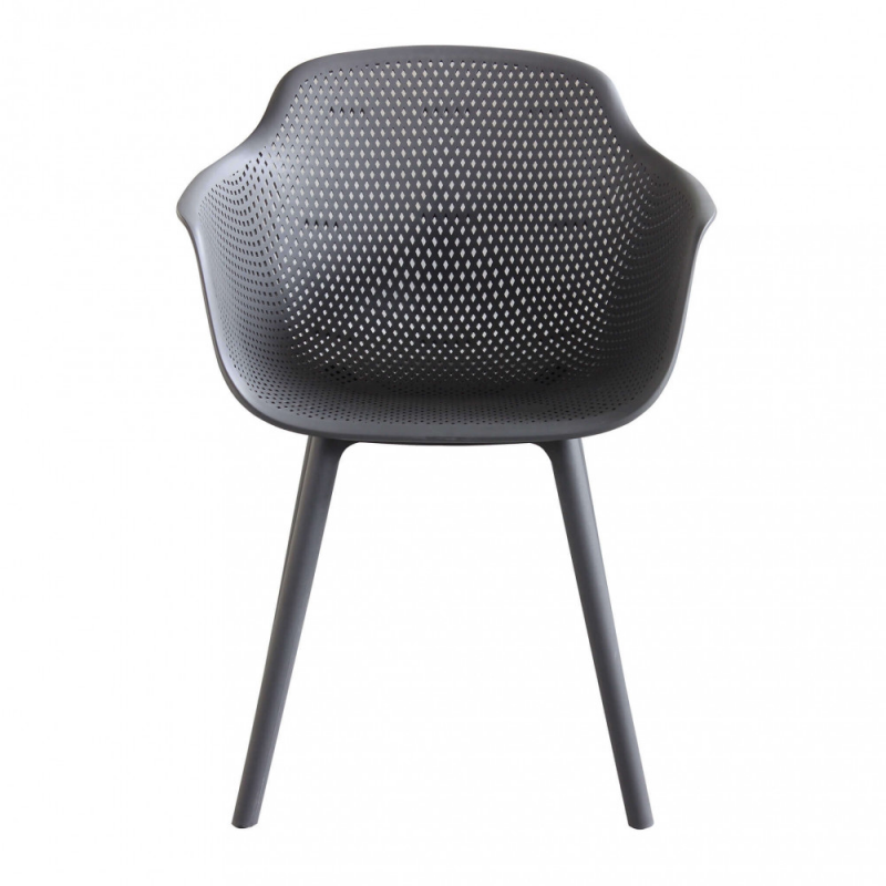 Set 4 poltrone Vannes moderne imbottite per soggiorno e sala