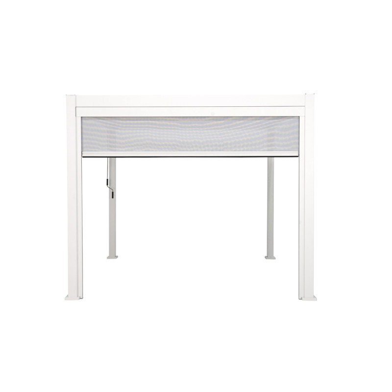 Tenda Oscurante Autoavvolgente In Textilene 3m Bianca Moia