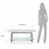 Tavolino Brill  128X69X15 Cm