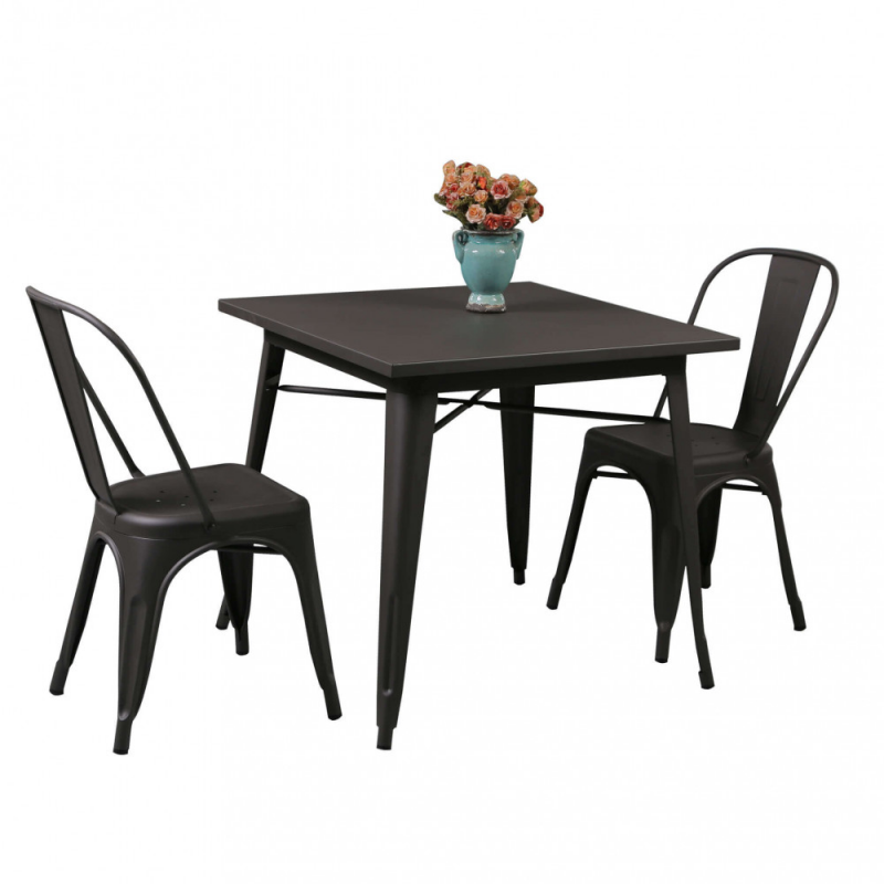 Tavolo Stelvio 80x80 moderno compatto per cucina e soggiorno