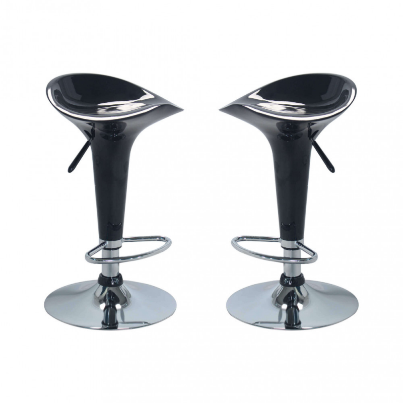 Set 2 sgabelli Harlan moderni regolabili per cucina casa