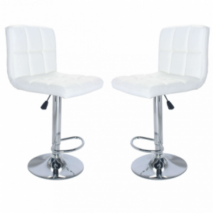 Set 2 sgabelli Isaac moderni regolabili per cucina casa