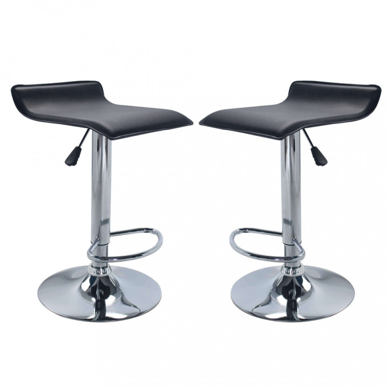 Set 2 sgabelli Jake moderni regolabili per cucina casa