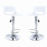 Set 2 sgabelli Lenox moderni regolabili per cucina e bar