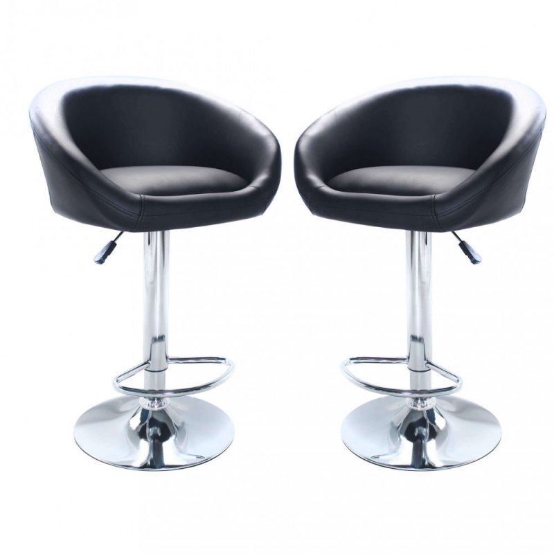 Set 2 sgabelli Mike moderni regolabili per cucina casa