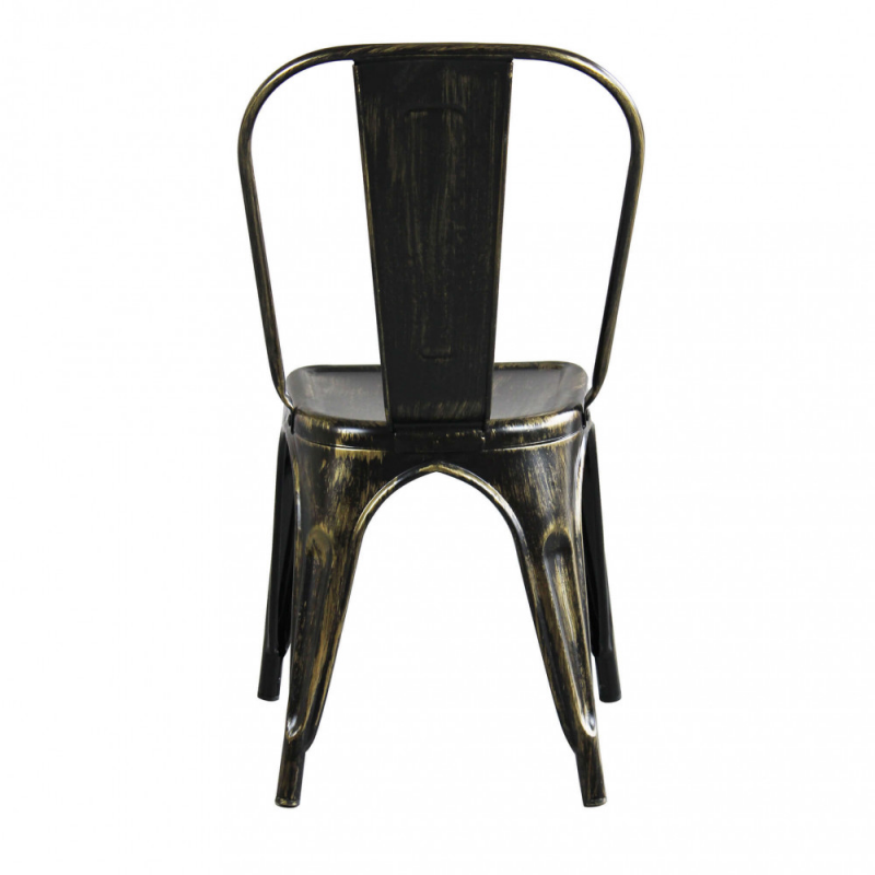 Sedia Lola nero antico moderna per cucina e soggiorno casa