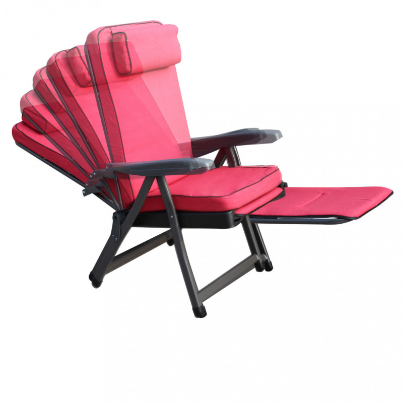 Poltrona Paradiso modello Carrello rosso antico relax motorizzata