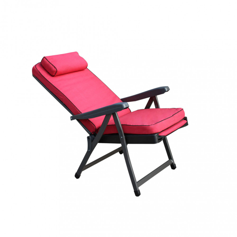 Poltrona Paradiso modello Carrello rosso antico relax motorizzata