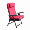 Poltrona Paradiso modello Carrello rosso antico relax motorizzata