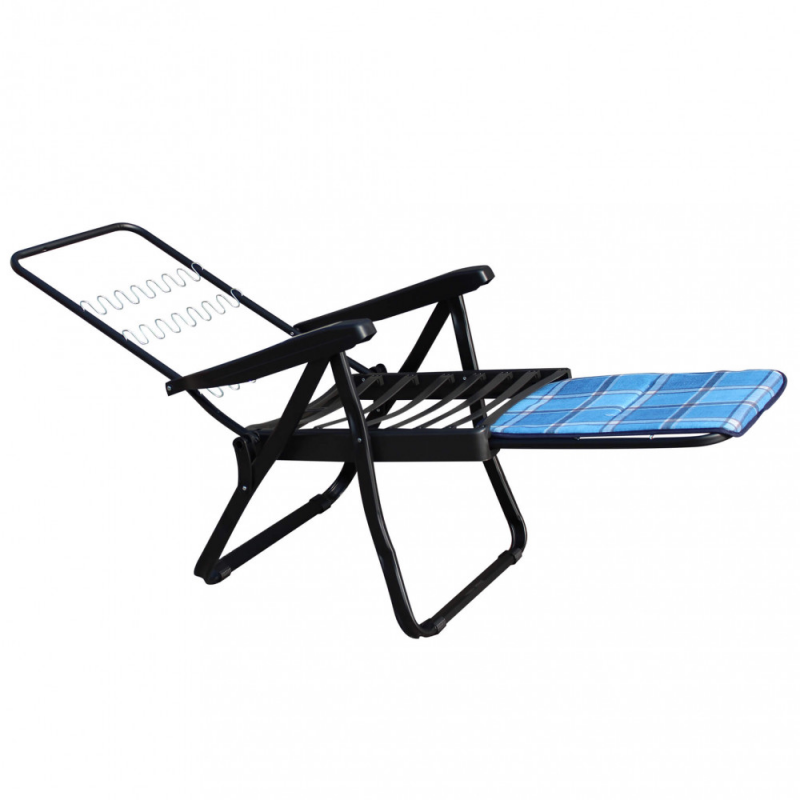 Sdraio Cipro carrello blu verde scozzese resistente giardino