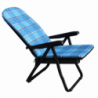 Sdraio Cipro carrello blu verde scozzese resistente giardino