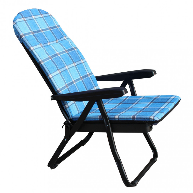 Sdraio Cipro carrello blu verde scozzese resistente giardino