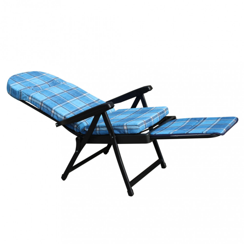 Sdraio Rodi carrello blu azzurro scozzese robusta e pratica