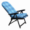 Sdraio Rodi carrello blu azzurro scozzese robusta e pratica