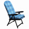 Sdraio Rodi carrello blu azzurro scozzese robusta e pratica