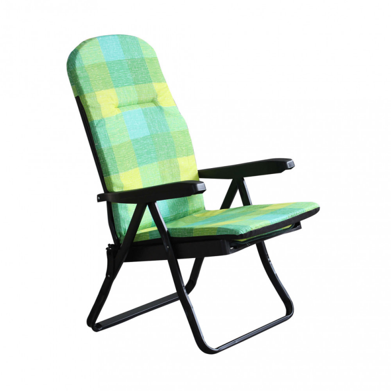 Sdraio Cipro carrello verde giallo scozzese robusta e pratica