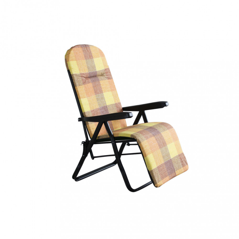 Sdraio Cipro automatica arancio e giallo in ferro giardino