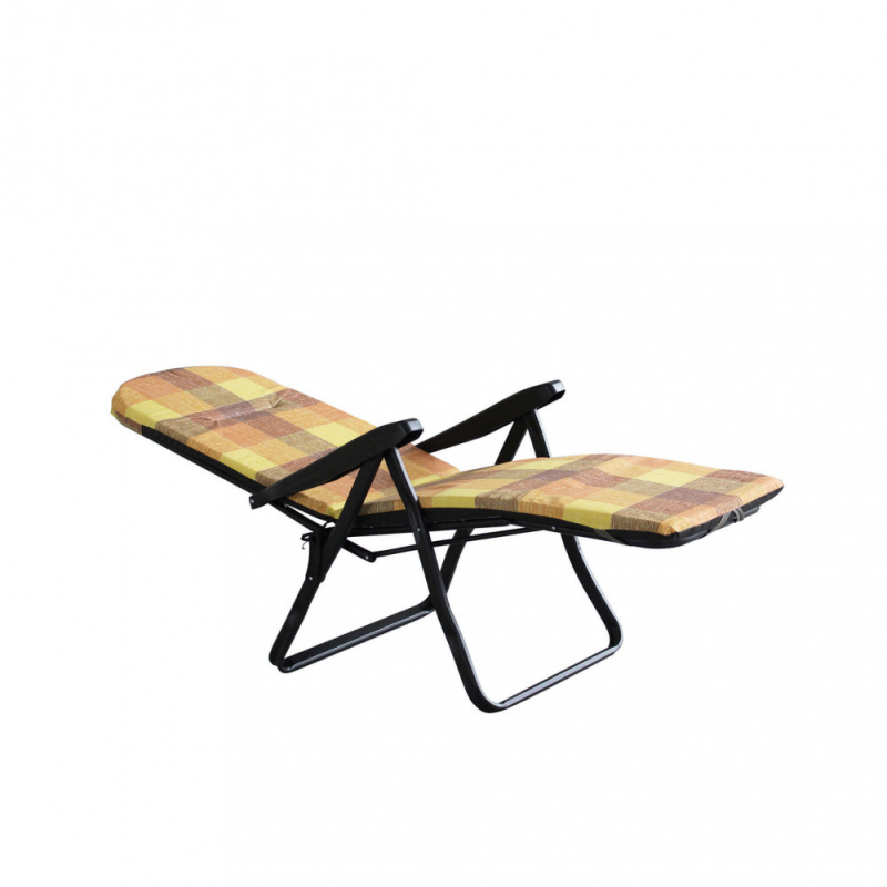 Sdraio Cipro automatica arancio e giallo in ferro giardino