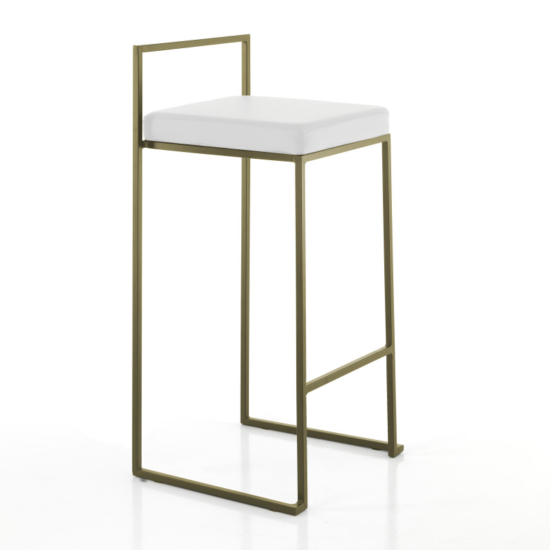 Sgabello Dodo Gold 46X46Xh96 Cm