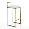 Sgabello Dodo Gold 46X46Xh96 Cm