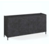Madia Grande Eddy Black Marble 102 X 51 H.9 Cm