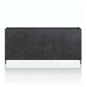 Zoom Madia Grande Eddy Black Marble 102 X 51 H.9 Cm