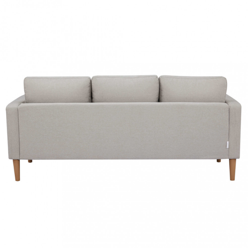 Divano 3 posti Ramsey blu moderno spazioso per soggiorno