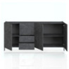 Madia Grande Eddy Black Marble 102 X 51 H.9 Cm