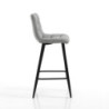 Sgabello Toffee Light Grey Home 49 X 64 H38 Cm