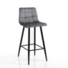 Sgabello Toffee Grey Home 49 X 64 H38 Cm