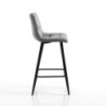 Sgabello Toffee Grey Home 49 X 64 H38 Cm