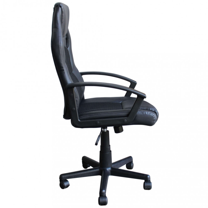Poltrona da gaming Uncharted nera ergonomica regolabile moderna