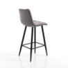 Sgabello Toffee Grey Home 49 X 64 H38 Cm