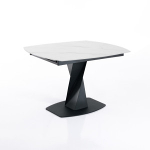 Tavolo Allungabile Twisted Marble 100 X 110 H.13 Cm