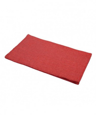 Tovaglietta in tessuto rosso – set da 25