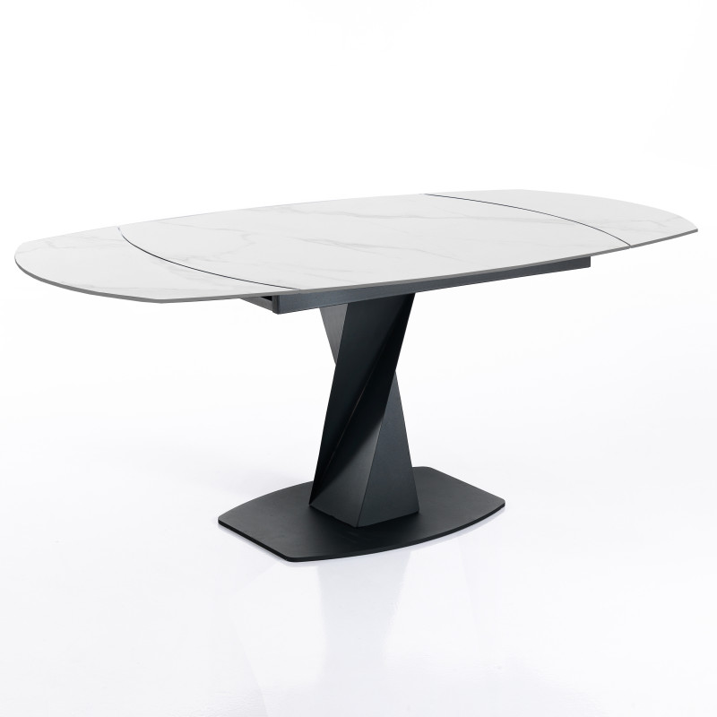 Tavolo Allungabile Twisted Marble 100 X 110 H.13 Cm